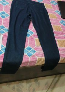Women Navy Blue Jagging