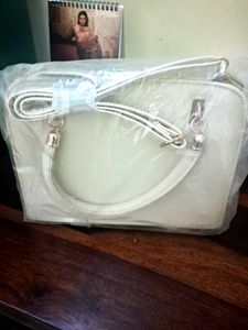 New From Box Lino Perros Off White Satchel Handbag
