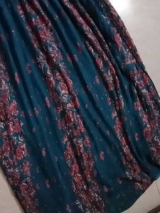 Plus Size Pleated Pattern Gown ...