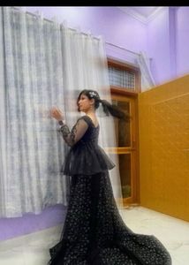 Beautiful Black Weeding Gown Nd With Sharara