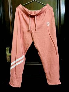 Peach Casual Joggers