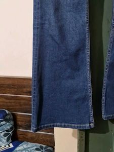 Flared Denim Jeans