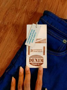 Denim Blue Straight Fit Jeans