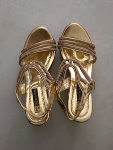 Golden Flats & Sandals