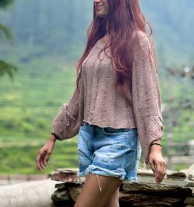 Long Sleeve Knit Top