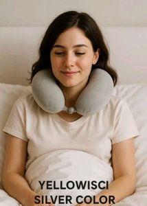 Silver Travel Neck Pillow