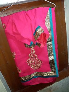 Saree + Stiched Blouse