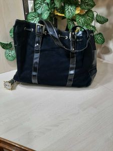 Stylish Black Tote Bag