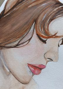 Water colour painting on A5