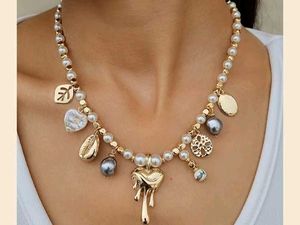 Pearl & Charm Necklace