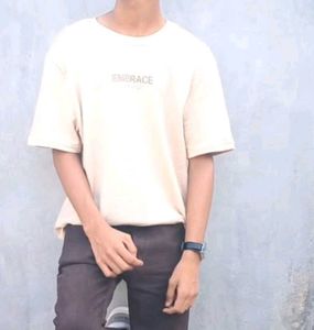 Beige Embrace T-Shirt