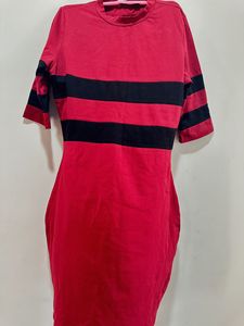 Marron Body Fitted One Piece