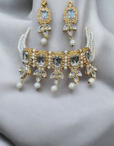 Classic Elegance Gem Choker Set🌸