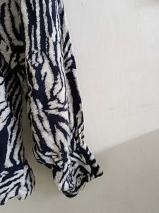 Zebra Print Long Sleeve Top🦓