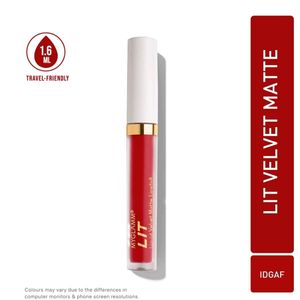 Myglamm LIT Velvet Matte Liquid Lipstick - Com