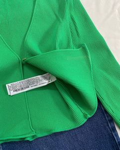 Zara ribbed full sleeves top