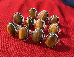 Tiger's Eye Gemstone Rings