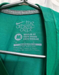 Nike Sea Green Cotton T Shirt