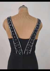 Black Embellished Gown