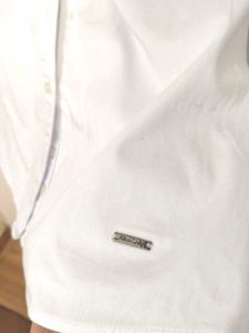 Allen Solly White Satin Finish Shirt