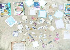 Girls Glue Stickers❤❤   12 Big Stickers, 14 Medium Stickers, 31 Small Stickers,