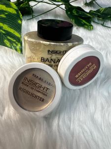 Insight Makeup Trio (Blush, Highlighter & Powder)