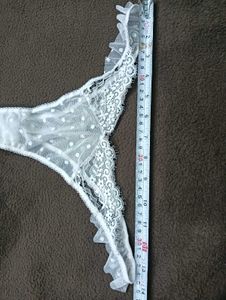 White Polka Dot Thong🔥 big size