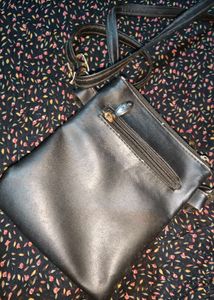 Vintage Black Crossbody Bag