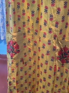 Yellow Floral Kurta