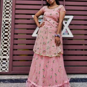 Baby Pink Lehanga