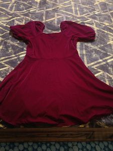RED VELVET DRESS Only worn Once