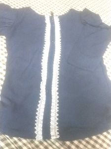 Navy Blue Kurta