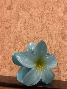 Blue Flower Hair Clip