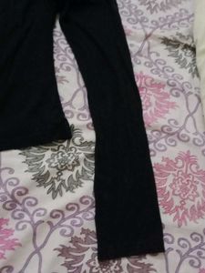 Black Long Sleeve Shrug Top