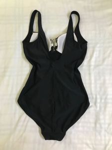 Chic Black Swimsuit/bodysuit Bust 32-34