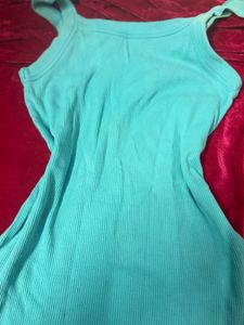 Sea blue tank top