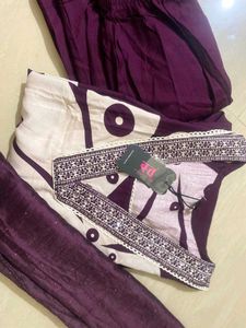 Elegant Purple Salwar Kameez