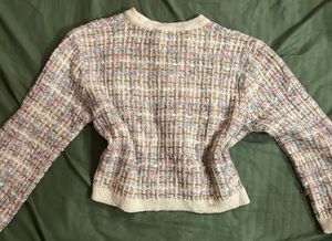 Korean Tweed Cardigan