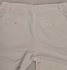 Formal Pure White Trousers