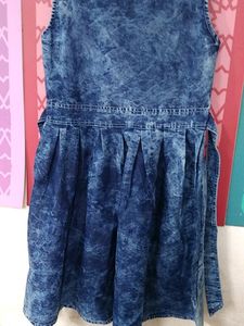 baby denim frock