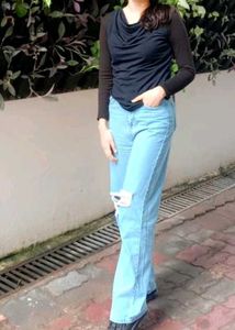 Sky Blue Color Jeans
