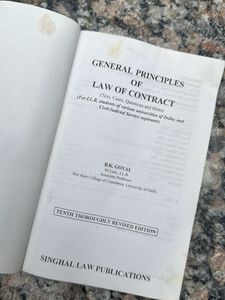 Law of Contract - Singhal