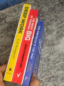 Magic Of Thinking Big And Deep Work 3 Books