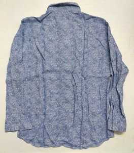 Stylish Blue Patterned Shirt