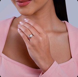 Giva 925 Real Silver Dual Majestic Ring