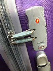Purple Travelworld Rolling Suitcase