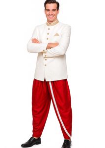 Red Dhoti Pants