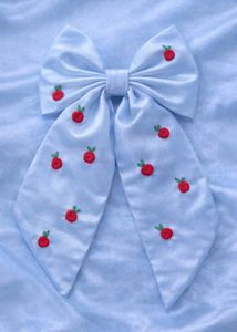 Personalized Pink Hair Bow