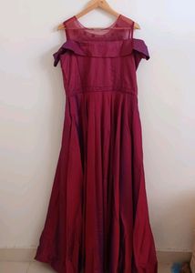 NEW SATIN MAXI GOWN