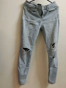 Grey Denim Jeans